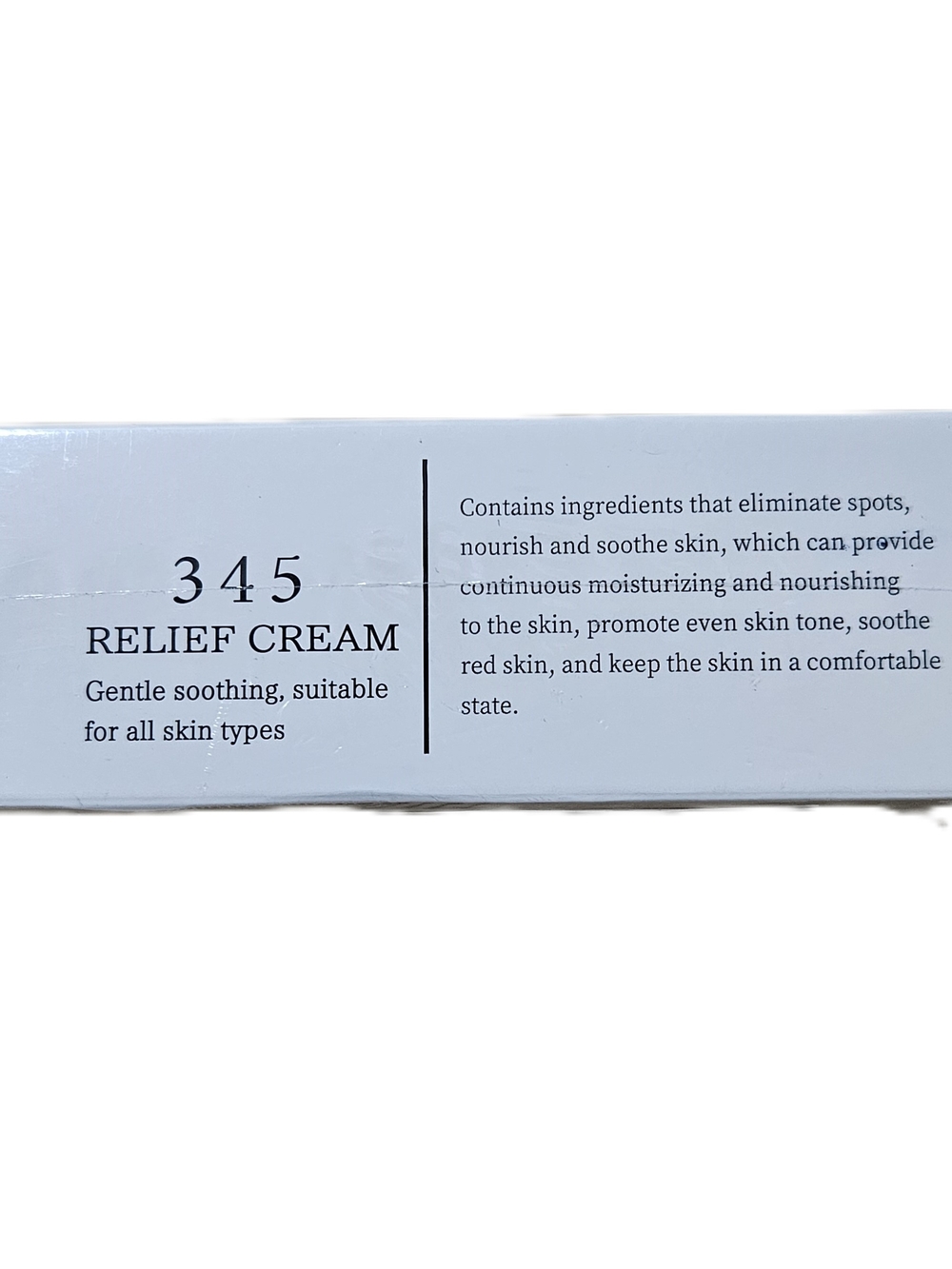 345 Relief Cream - Gentle Soothing Moisturizer (White)